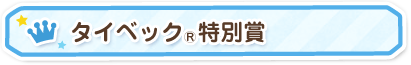 タイベック 特別賞